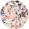 50pcs anime hentai sexig pinup kanin flicka waifu dekal klistermärken resväska bärbar bil lastbil vattentät bil klistermärke