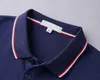 Projektant francja męskie koszulki polo damskie t-shirty modna odzież haftowana litera biznesowa koszulka calssic z krótkim rękawem deskorolka Casual1