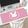 Anime Girl Kawaii 90x40 grand tapis de souris XXL tapis de souris Anime accessoires de jeu tapis tête de lapin DVA Pioneer tapis de souris de jeu G220307191806