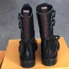 Metropolis Flat Ranger Combat boots Women Leather Ankle Boots winter Martin shoes Lace-up