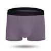 Mens Underkläder Boxers Trunk Coton Innerwear Underkläder Undervara Lättare Underbyxor Man Ren män Tränar Bomull Solid Shorts H1214