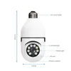 Wifi PTZ IP Camera Remote Bekijken Beveiliging E27 Lamp Interface 1080P Draadloze 360 Rotate Auto Tracking Panoramische Camera Gloeilamp