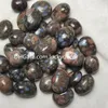 QUE Sera cristallo Tumbled Stones per Reiki Healing Feng Shui Decor Arredamento lucido 20-40mm irregolare Liberite Rhyolite Llanite Mineral Specimen Blue Spots Gemstone