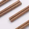 Natural Wooden Chopsticks Without Lacquer Wax Tableware Dinnerware Chinese Classic Style Reusable Natural Sushi Chopsticks DHJ29
