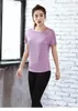 T-shirt a rete da yoga + reggiseno sexy + pantaloni a vita alta da donna Set da 3 pezzi Fitness Collant da palestra Completi da esterno Abbigliamento sportivo da corsa