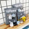 Japan Anime Totoro Reißverschluss Tasche Plüschtiere Gefüllte Mini Cartoon Charaktere Bälle Puppen Süßigkeiten Tasche Lebensmittel Nickerchen Kissen für Dekoration