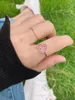 10 pcs Charme CZ Micro Pave Coração Anel de Dedo Para As Mulheres Anéis De Moda Vintage 2021 Feminino Bohemian Jóias Presentes