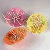 Décoration de Cupcake en forme de parapluie, 50 pièces, décoration de gâteau à faire soi-même, cure-dents aux fruits, décoration de Cocktail, fournitures de fête d'anniversaire et de mariage