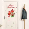 Wall Stickers 1x Sticker 30*45CM Casement Christmas Creative Decor Glass Decals