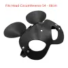 Sexy Harness Face Detachable Cat Ear Faux Leather Head Mask Fetish Rabbit Girls Cosplay Costumes Men Women Exotic Toys5296369