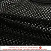 Yitimucengメッシュ女性Tシャツセクシーなショートトップスブラックホワイトホロアウトフード付きヴィンテージ2022夏のファッション長袖ティーレディースTシャツ