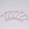 Tuyaux de brûleur à mazout en verre rose pour joints mâles de 10 mm pour plates-formes pétrolières bongs