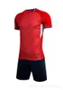 Fotboll Jersey Football Kits Color Blue White Black Red 258562358