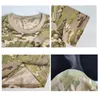 Outdoor Tactical T Shirt Clothes Woodland Hunting Shooting Shirt Battle Dress Uniform BDU Army Combat Clothing Cotton Camouflage NO05-143