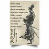 Japanese Samurai Motivational Quote Miyamoto Musashi Paintings Art Film Print Silk Poster Home Wall Decor 60x90cm
