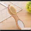 Pinc￩is, esponjas Scrubbers banheiro Banheiro Banho Home Gardenfoot Brush Pumice Stone Rasp Arquivo Esfoliando Bambu Handle Pedicure Tool 4 I