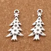 Christmas Tree Star Light Spacer Charm Beads 14.4x26.2mm Tibetan Silver Pendants Jewelry DIY L748 200pcs/lot