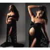 Maternity fotografi rekvisita kläder för gravida kvinnor moderskap klänningar för fotografering graviditet klänning fotografering Q0713