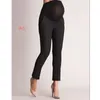 Mulheres Roupas Maternidade Calças Bottoms Apoiando Abdômen Leggings Cor Sólida Calças Femininas 23 9mk Y2