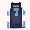 Anime Shohoku Ling South High School Sendoh Akira Vit Blå Jersey Shirt Sports Wear Uniform Cosplay Basket Team Y0913