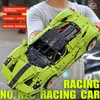 モールドキングスーパーレーシングカーThe 1：8車のモデルハイテクセットビルディングブロックアセンブルキット子供教育玩具クリスマスプレゼントx0902