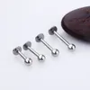 QIAMNI 120pcs lot Titanium Sexy Nose Lip Ear Cartilage Tragus Eyebrow Rings Captive Bead Ring Piercing Body Jewelry2730