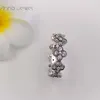 Bijoux esthétiques Faire du mariage Boho Style Style Fleur d'Orientale Pandora Anneaux de Pandora pour femmes Couple Couple Anneau Ensembles Anniversaire Valentine Cadeaux 191000CZ