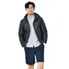 Плюс размер 5XL 6xL 7xL мужская с капюшоном пакетива с капюшоном пакетива, осенняя зимняя мужская облегченная куртка изолированный пальто 2111124