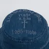 Cloches Homme Cadeau Top Qualité 100% Coton Panama Chapeaux Plage Été Soleil Chapeau Hommes Hip Hop Cap Femmes Vintage Denim Wash Vieux Seau