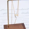 Три бусины баланс Луч жемчужное ожерелье с домом yao 18 k золотой кулон Akoya жемчужный