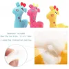 Pet Dog Chew Squeak Toys Giraffe Fleece Rope Interative Toy Animal Plush Puppy Deer for Dogs Cat Chew Squeaking Toy