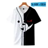 Maglie da baseball Custom Man Baseball Jersey Buttons Homme T-shirt Camicia stampata 3D Streetwear T-shirt Camicie Abbigliamento hip-hop Stampa anteriore e posteriore Buono 055