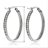 Fashion Gold Color Oversize Hoop Earrings For Women Wide Big Metal Round Circle Statement Vintage Jewelry Gift & Huggie