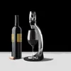 Juego de torre de aireador de vino de lujo respetuoso con el medio ambiente, accesorios para copas de vino tinto, decantador mágico rápido con caja de regalo, acrílicos de cristal RRE12494