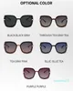 2021 Moda Kadın Güneş Gözlüğü Kare Çerçeve Gözlük Kalitesi Inci Takı UV Koruma Gözlük Avant-Garde Style