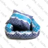 Kleurrijke Dieren Pennen Bed Supplies Brief Print Kennels Mat Trendy huisdierenbedden Kennel Twee Kleuren