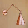 Ayarlanabilir Salıncak Uzun Kol Duvar Işık Armatürleri Yemek Odası Loft Style Endüstriyel Vintage Lamba Sconce Retro Aplike LED LAMPLAR