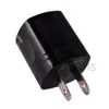 Chargeur mural américain 5V 1A, adaptateur de chargeur mural de voyage pour Samsung s6 s8 note 10 htc téléphone android