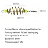 미끼 피더 스프링 케이지 잉어 낚시 신선한 바닷물 장비 케이지 액세서리 태클 258a