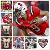 Custom Ball State Football Jersey College 35 James Jennette III 15 Riley 20 Walter Fletcher 34 James Gilbert 9 Christian Albright