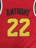 #22 Carmelo Anthony Dolphins McDonald All American High Quality Basketball Jersey broderi Sömda personlig anpassning Alla storlekar och namn