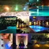 Batteridriven 10LEDS RGB LED Dockersible Light Underwater Night Lamp Garden Swimming Pool Lights For Wedding Party Vase Bowl D4.0