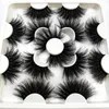 7 Pairs 25mm fake Eyelashes 100% 3D Mink Eyelash Dense Natural Dramatic Volume Extension False lashes