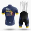 2024 Gamla men ändå rullande cykelcykeltröja MTB Mountain Bike Clothing Men Short Set Ropa Ciclismo Bicycle Clothes Maillot Culotte