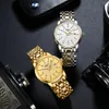 Nibosi Heren Waterdichte sport Gold Watch Watch Top Brand Luxury Clock Business Quartz Relogio Masculino191o