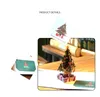 Carte De Voeux De Sapin De Noël Avec Enveloppe Évider Sculpture 3D Popup Cartes De Bénédiction Stéréo Invitations De Fête De Noël Cartes Postales