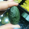 Decorative Objects & Figurines 1pcs Moldavite Czech Meteorite Impact Glass Beads Rough Stone Crystal Energy