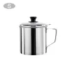 1,3 / 1.8L Tanque de Aço Inoxidável Filtro de Óleo Recipiente LseSeparador Armazenamento de Cozinha Cozinhar Ferramentas de Cozinha Frasco Frasco 210626