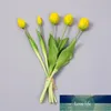 JAROWN 5 Teste Tulipano Fiore artificiale Tocco reale Bouquet artificiale Fiore finto per la decorazione di nozze Flores Home Garden Decor Prezzo di fabbrica design esperto