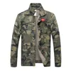 Jean Jakcet hommes armée Camouflage Denim vestes mâle printemps automne vêtements Streetwear décontracté coupe ajustée Jean manteau doudoune 30